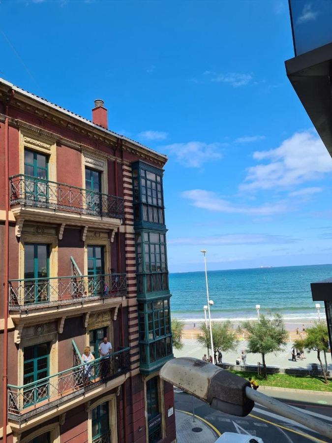 122A - Emblematica Vivienda En Playa San Lorenzo Gijón Exteriér fotografie
